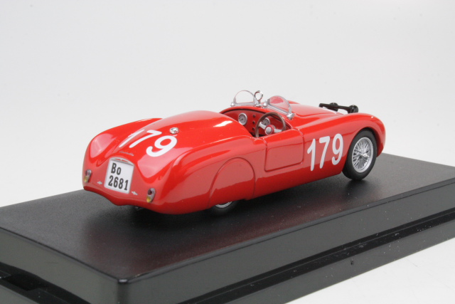 Cisitalia 202 Spyder, Mille Miglia 1947, Nuvolari/Carena, no.179