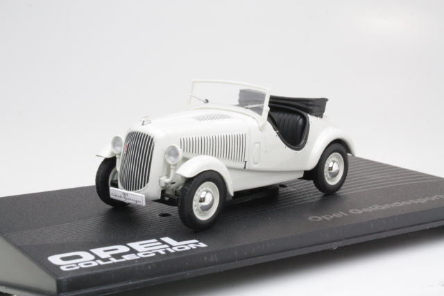 Opel Gelande Sport Wagen Cabriolet 1936, valkoinen