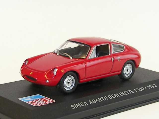 Simca Abarth Berlinette 1300 1962, punainen