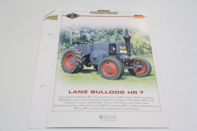 Lanz Bulldog HR 7 1938, harmaa