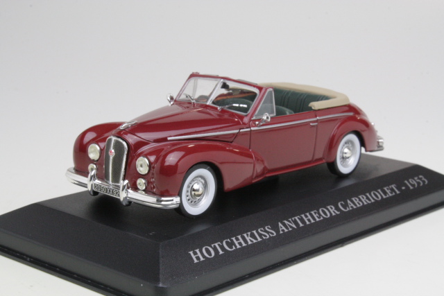 Hotchkiss Antheor Cabriolet 1953, punainen