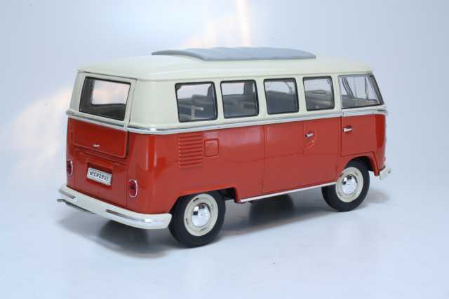 VW T1 Bus 1962, punainen/kerma