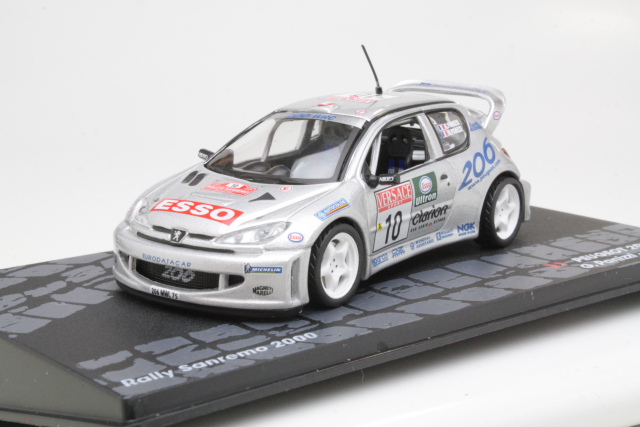 Peugeot 206 WRC, San Remo 2000, G.Panizzi, no.10