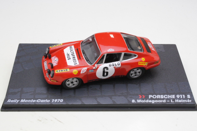 Porsche 911S, Monte Carlo 1970, B.Waldegard, no.6