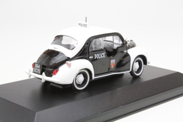 Renault 4CV "Police", valkoinen/musta