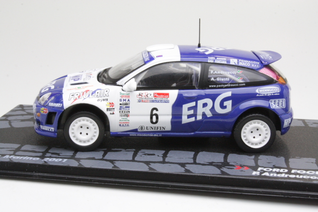 Ford Focus RS WRC, San Marino 2001, P.Andreucci, no.6