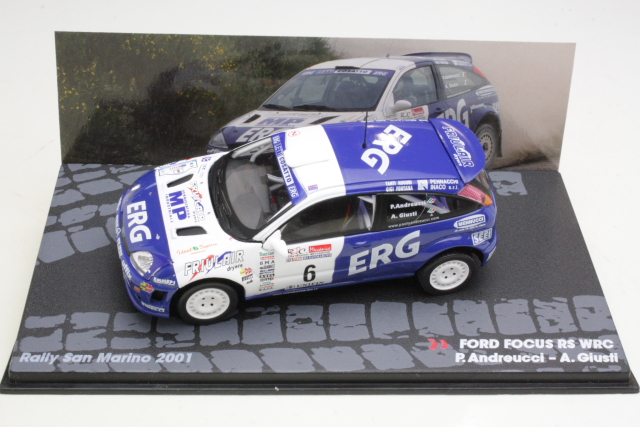 Ford Focus RS WRC, San Marino 2001, P.Andreucci, no.6