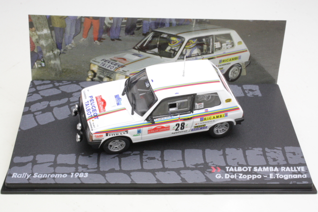 Talbot Samba Rallye, San Remo 1983, G.Del Zoppo, no.28