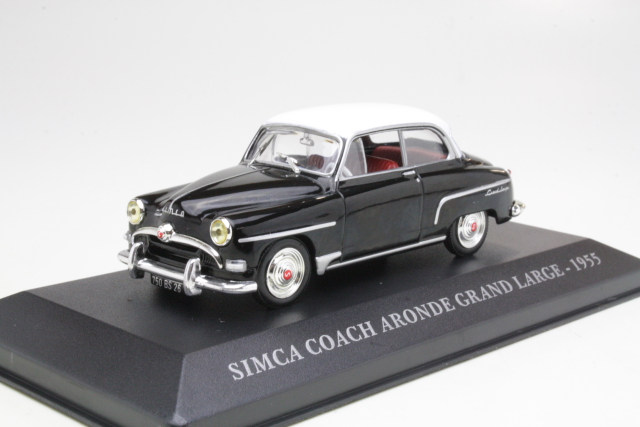 Simca Aronde Grand Large 1955, musta/valkoinen