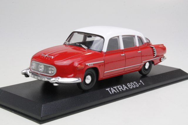 Tatra 603-1, punainen/valkoinen