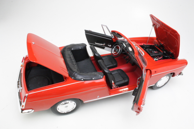 Peugeot 404 Cabriolet 1967, punainen