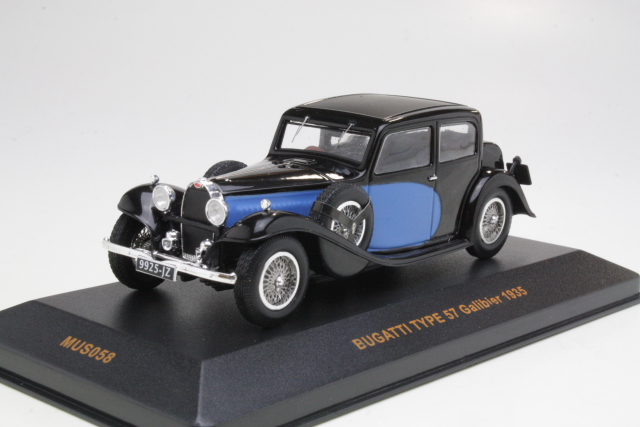 Bugatti Type 57 Galibier 1935, sininen/musta