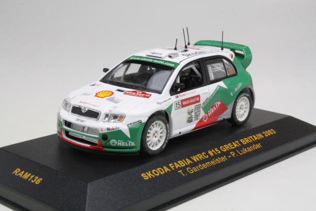 Skoda Fabia WRC, Wales 2003, T.Gardemeister, no.15