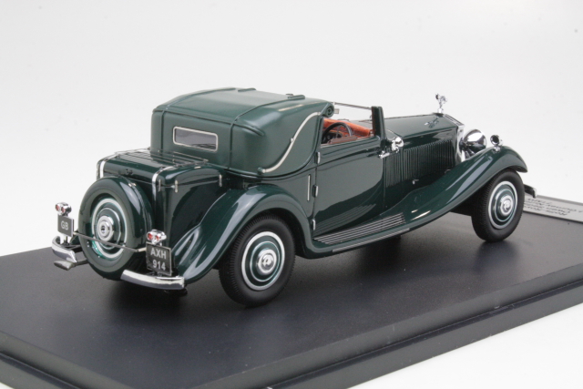Rolls Royce Phantom II Sedanca Coupe Gurney Nutting 1934, vihreä
