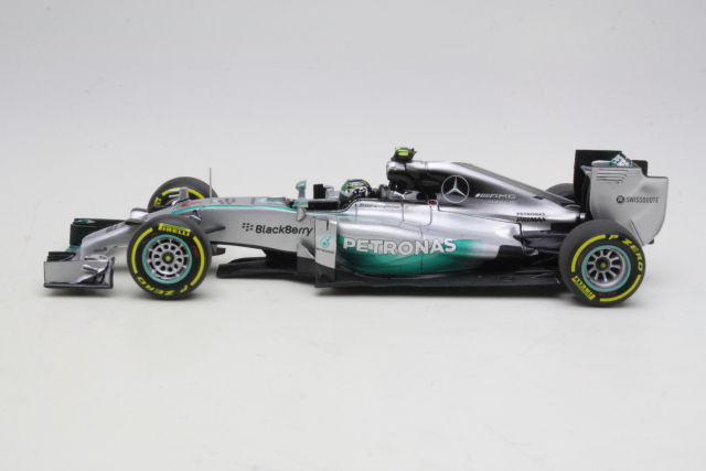 Mercedes AMG F1 W05, Abu Dhabi 2014, N.Rosberg, no.6 - Sulje napsauttamalla kuva