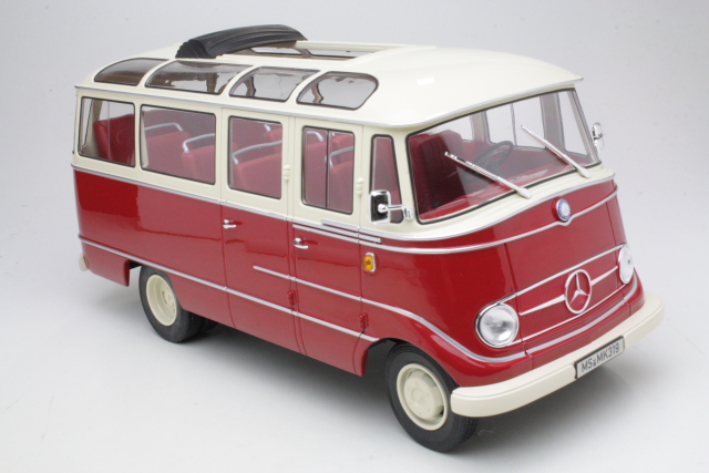 Mercedes O319 Bus 1960, punainen/valkoinen