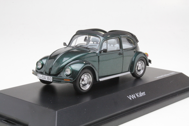 VW Beetle "Open Air", tummanvihreä