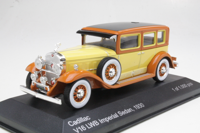Cadillac V16 LWB Imperial Sedan 1930, keltainen/ruskea