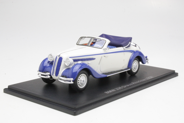 BMW 326 Drauz Roadster 1938, sininen/valkoinen