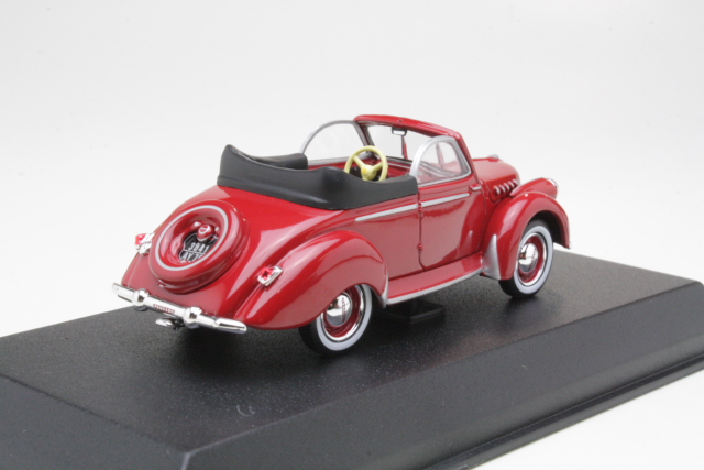 Panhard Dyna X Cabriolet 1951, punainen