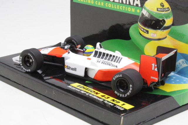 McLaren Honda MP4/4, F1 1988, A.Senna, no.12