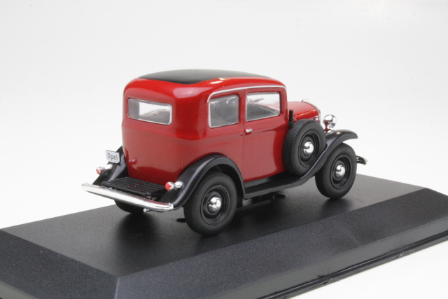 Opel P4 1935, tummanpunainen/musta