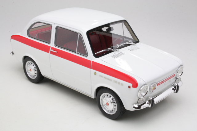 Fiat Abarth OT1000 1964, valkoinen/punainen
