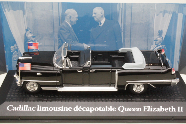 Cadillac Limo Queen Elizabeth II Paris 1959 - Sulje napsauttamalla kuva