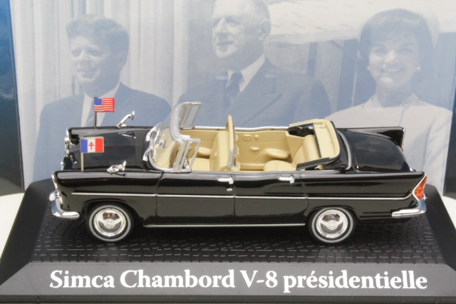 Simca Chambord V-8 AB-P, President Kennedy - Sulje napsauttamalla kuva