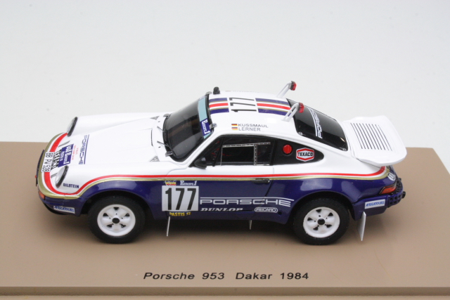 Porsche 953, Dakar 1984, R.Kussmaul/E.Lerner, no.177