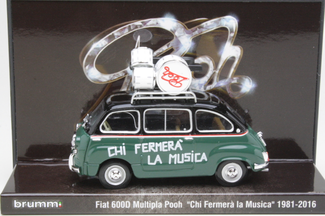 Fiat 600D Multipla Pooh "Chi Fermera la Musica 1981-2016"