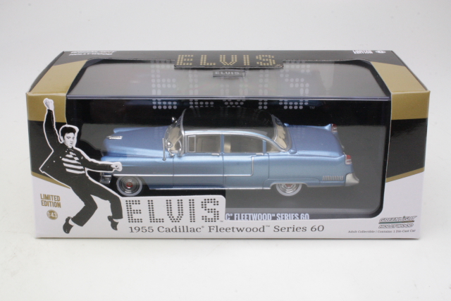 Cadillac Fleetwood Ser. 60 Special 1955, sininen "Elvis Presley" - Sulje napsauttamalla kuva
