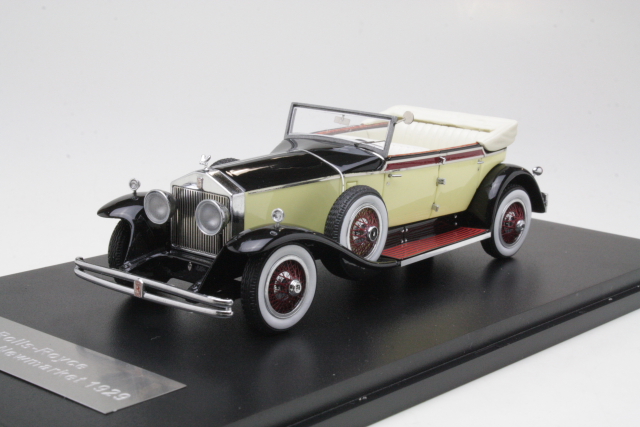 Rolls Royce Phantom I Newmarket 1929, keltainen/musta