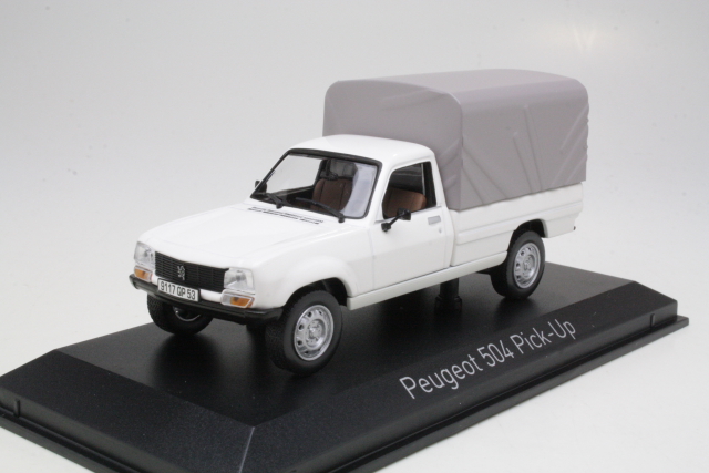 Peugeot 504 Pick Up Closed 1985, valkoinen