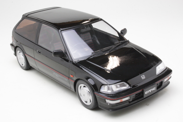 Honda Civic EF9 SiR VTEC 1990, musta