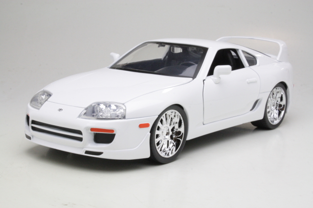 Toyota Supra Mk4 (A80) 1995, valkoinen "Fast and Furious"