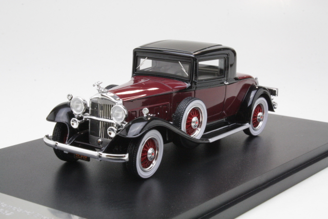 Packard 902 Standard Eight Coupe 1932, tummanpunainen/musta