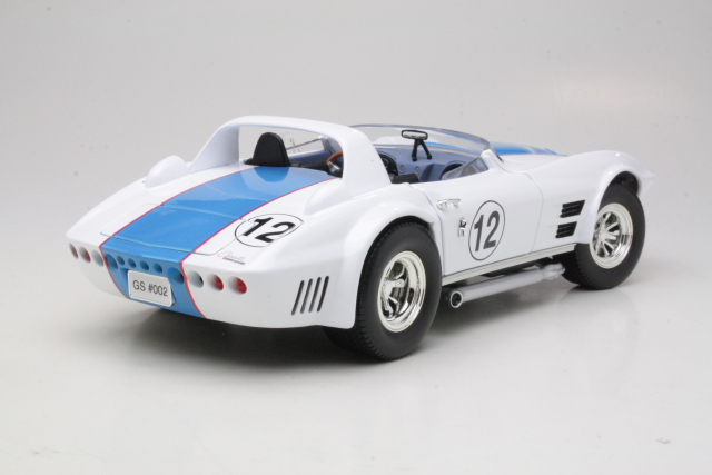 Chevrolet Corvette C2 Grand Sport 1964, valkoinen/sininen, no.12