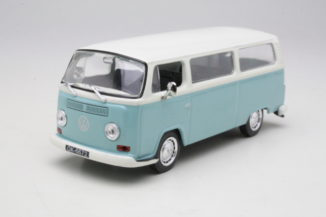 VW T2 Minibus 1963, sininen/valkoinen