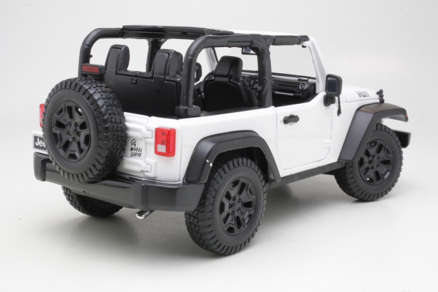 Jeep Wrangler Topless 2014, valkoinen
