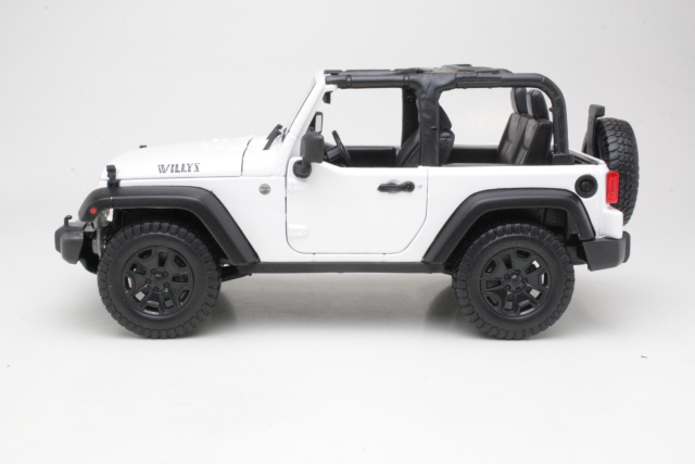 Jeep Wrangler Topless 2014, valkoinen