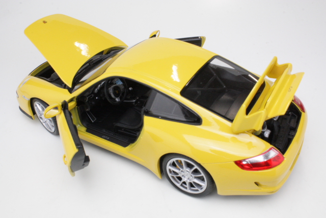 Porsche 911 (997) GT3 2007, keltainen