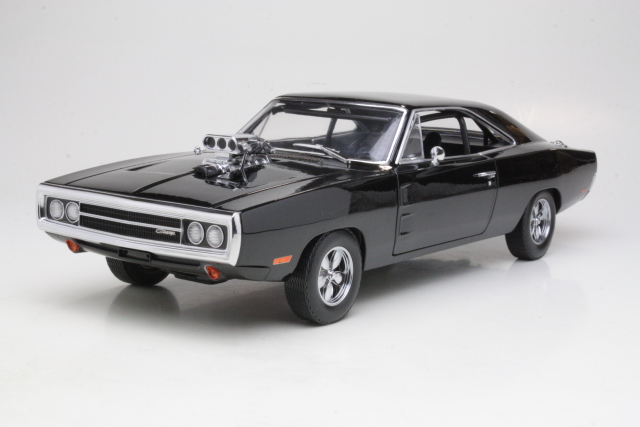 Dodge Charger 1970, musta "Fast & Furious 2001"