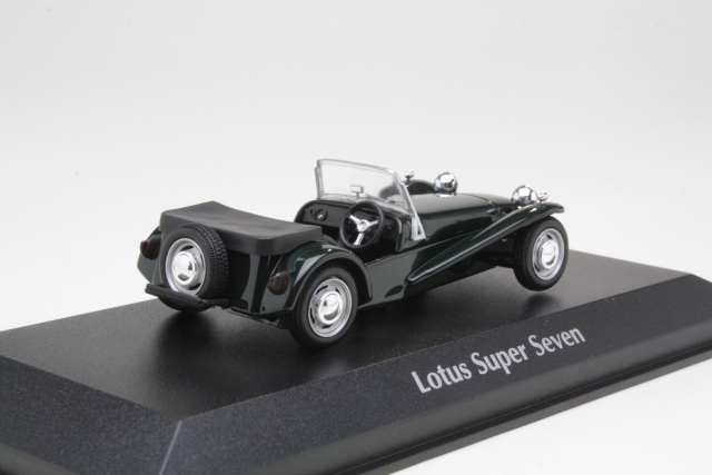 Lotus Super Seven 1968, tummanvihreä - Sulje napsauttamalla kuva