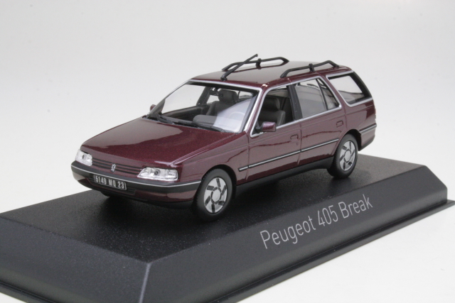 Peugeot 405 Break 1991, tummanpunainen