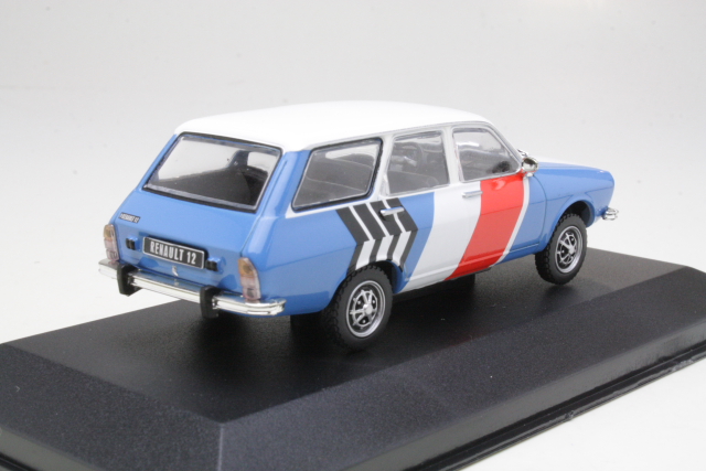 Renault 12 Break Gordini 1974, sininen/valkoinen/punainen