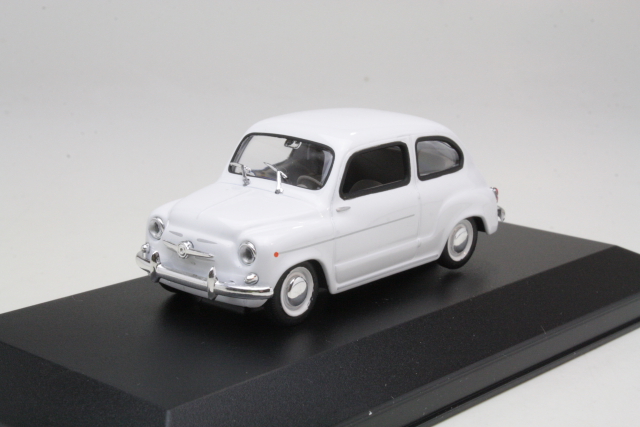 Fiat 600D 1963, valkoinen