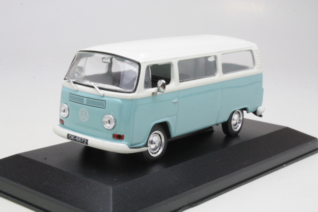 VW T2 Minibus 1963, sininen/valkoinen