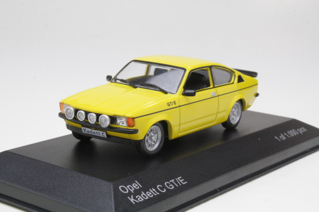 Opel Kadett C GT/E 1978, keltainen
