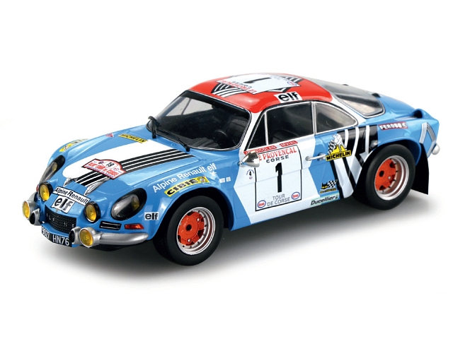 Alpine A110 1800S, Tour de Corse 1973, J-P.Nicolas, no.1 Alpine A110 1800S, Tour de Corse 1973, J-P.Nicolas, no.1